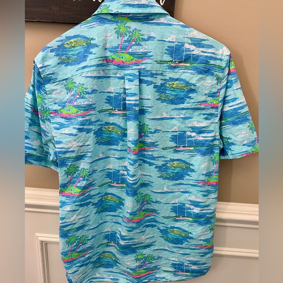 Men’s XS Vineyard Vine Button Up Polo Shirt - Picture 3 of 4